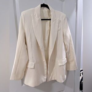 SOLD- Cream Blazer